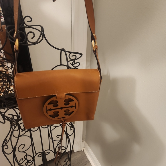 Tory Burch Luggage Color Leather Crossbody Bag - Picture 3 of 16